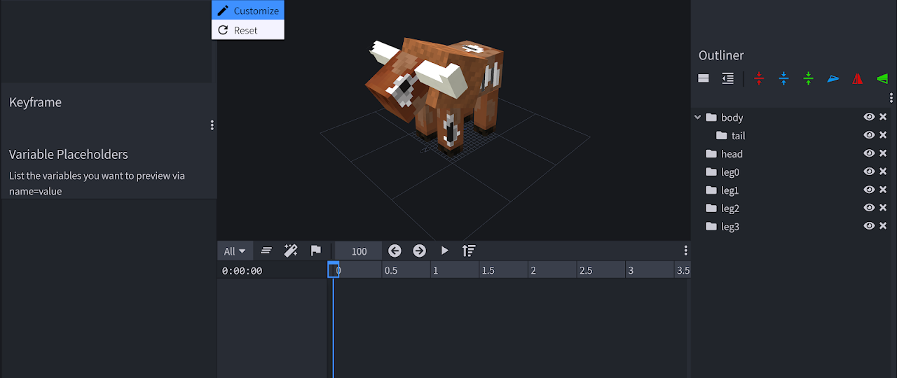 Blockbench Toolbar Customization Example